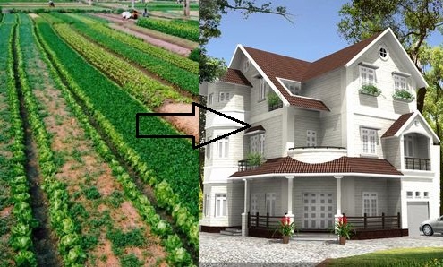 chuyển đổi mục đích sử dụng dất