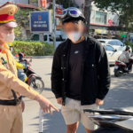 Dừng xe xử phạt