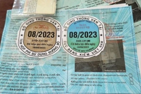 Mất Tem đăng kiểm 